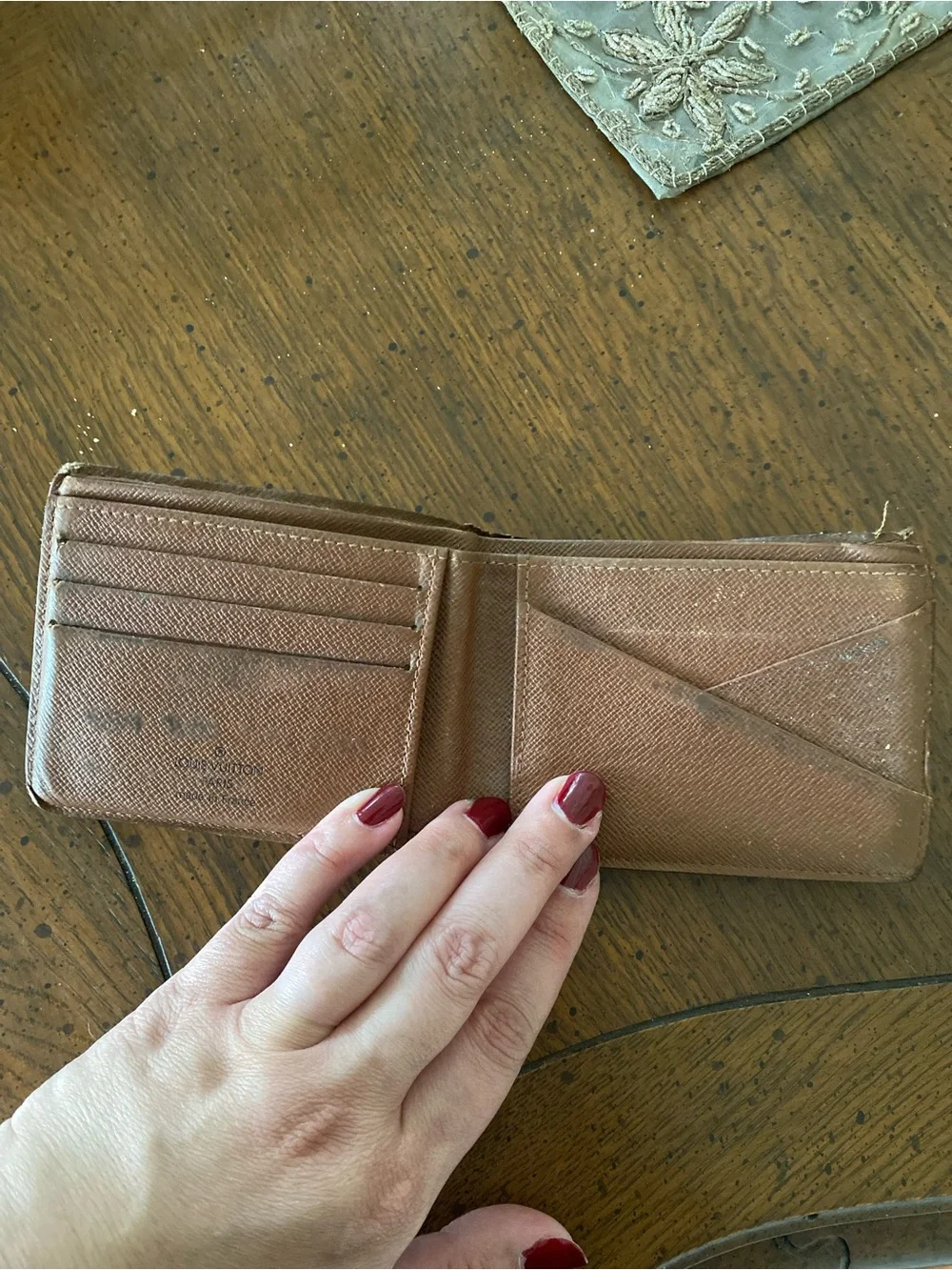 Authentic Vintage Louis Vuitton Men’s Monogram Canvas Bifold Card Holder Wallet